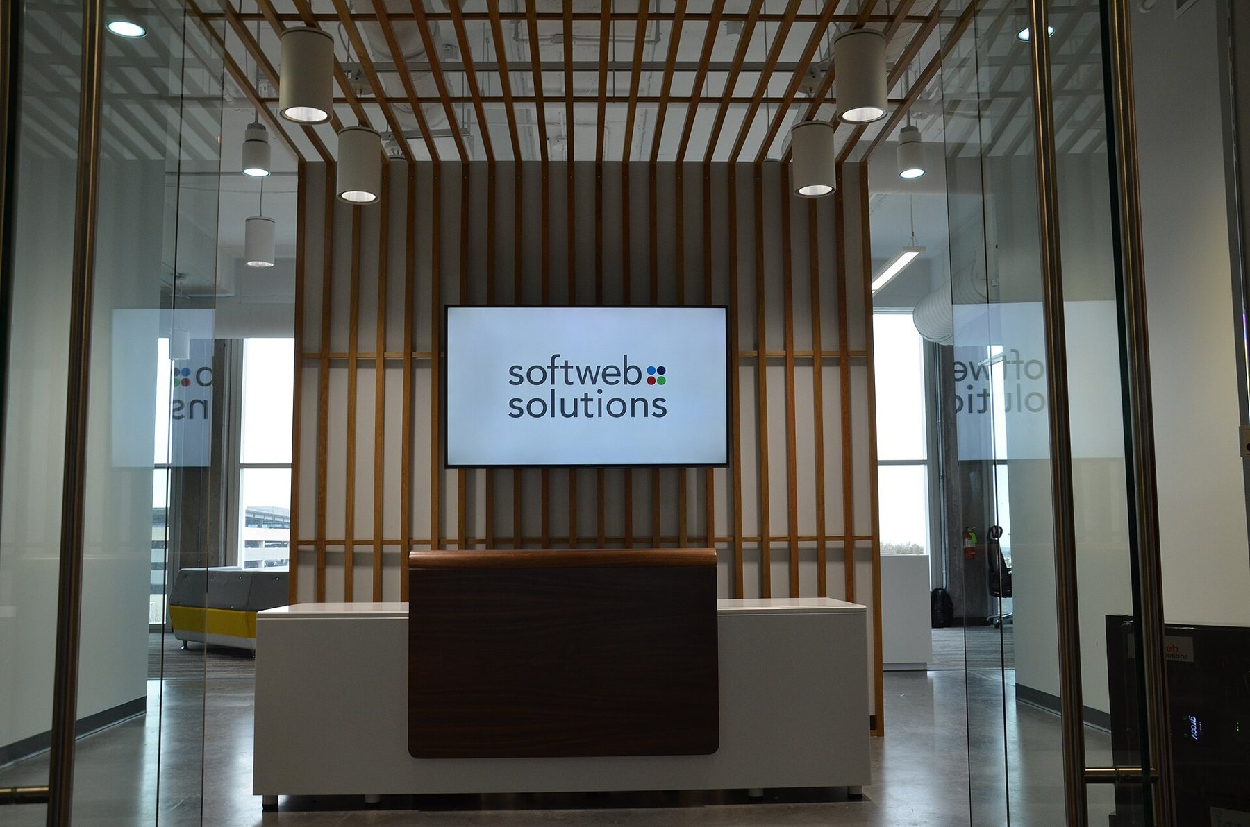 Office reception area