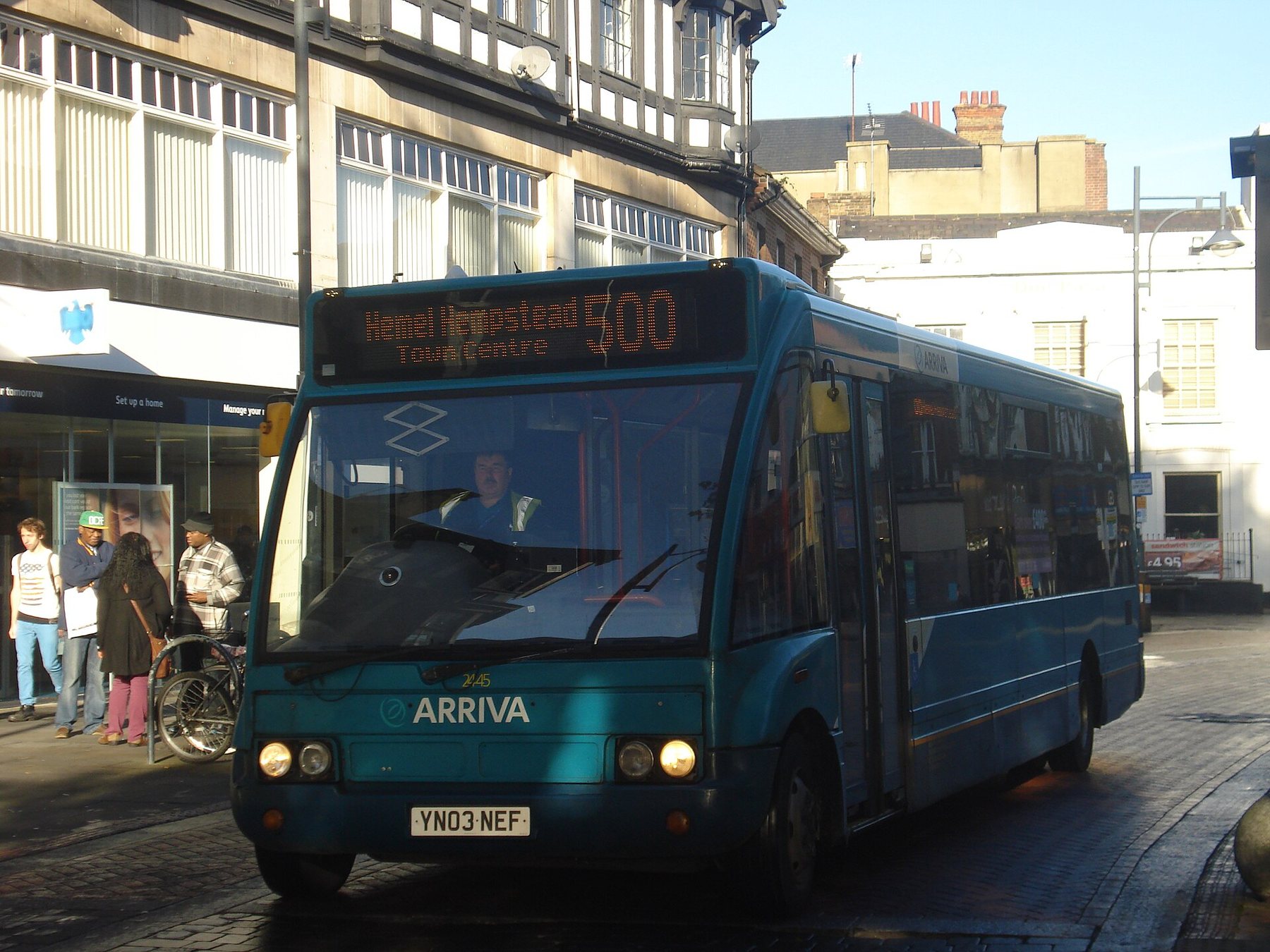 Town centre street in Watford